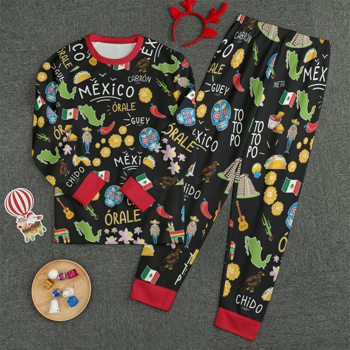 Pijama México Tradiciones Navideñas Cultural Unisex