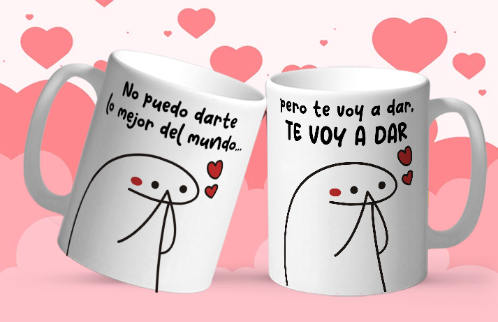 Taza San Valentin No puedo darte lo mejor del mundo Amor Simple y Bonito