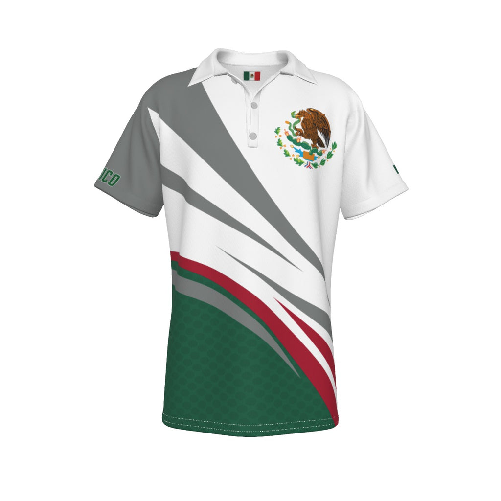 Polo México Casual Deportiva con Escudo Nacional