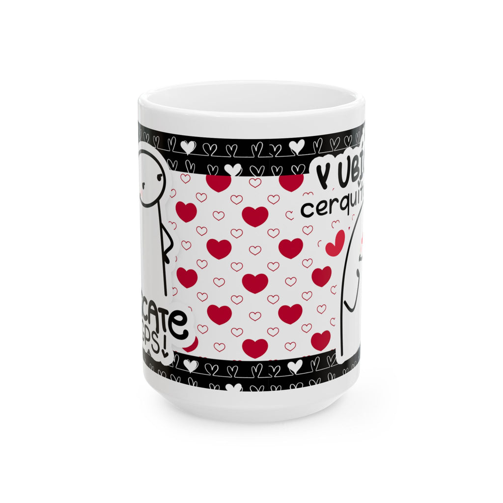 Mug Saint-Valentin « Trouve-toi un GPS et Mets-toi Tout Près de Moi » Tasse Amoureuse Amusante