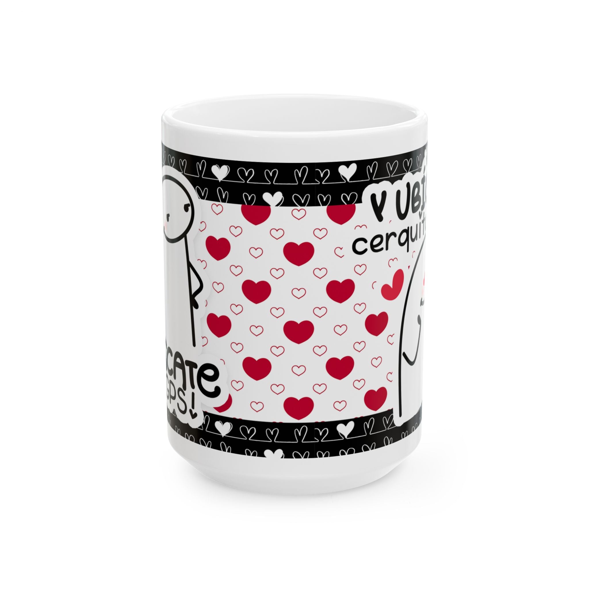 Taza San Valentín “Búscate un GPS y Ubícate Cerquita de Mí” Taza Divertida de Amor