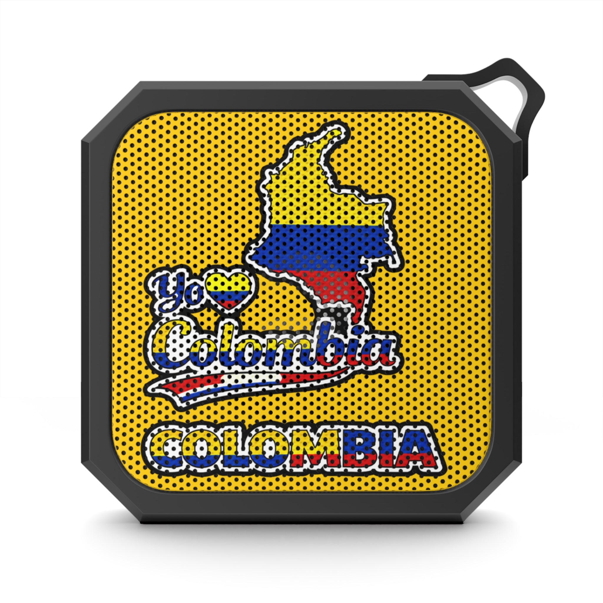 Bocina Bluetooth Colombia Portátil Resistente al Agua Diseño Patriótico I Love Colombia