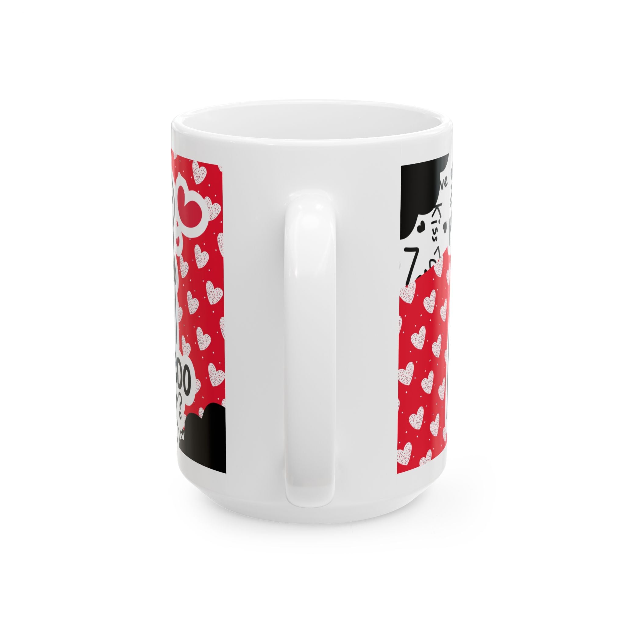 Taza San Valentín “Me Dio Hambre ¿Te Puedo Comer?” Taza Divertida de Amor