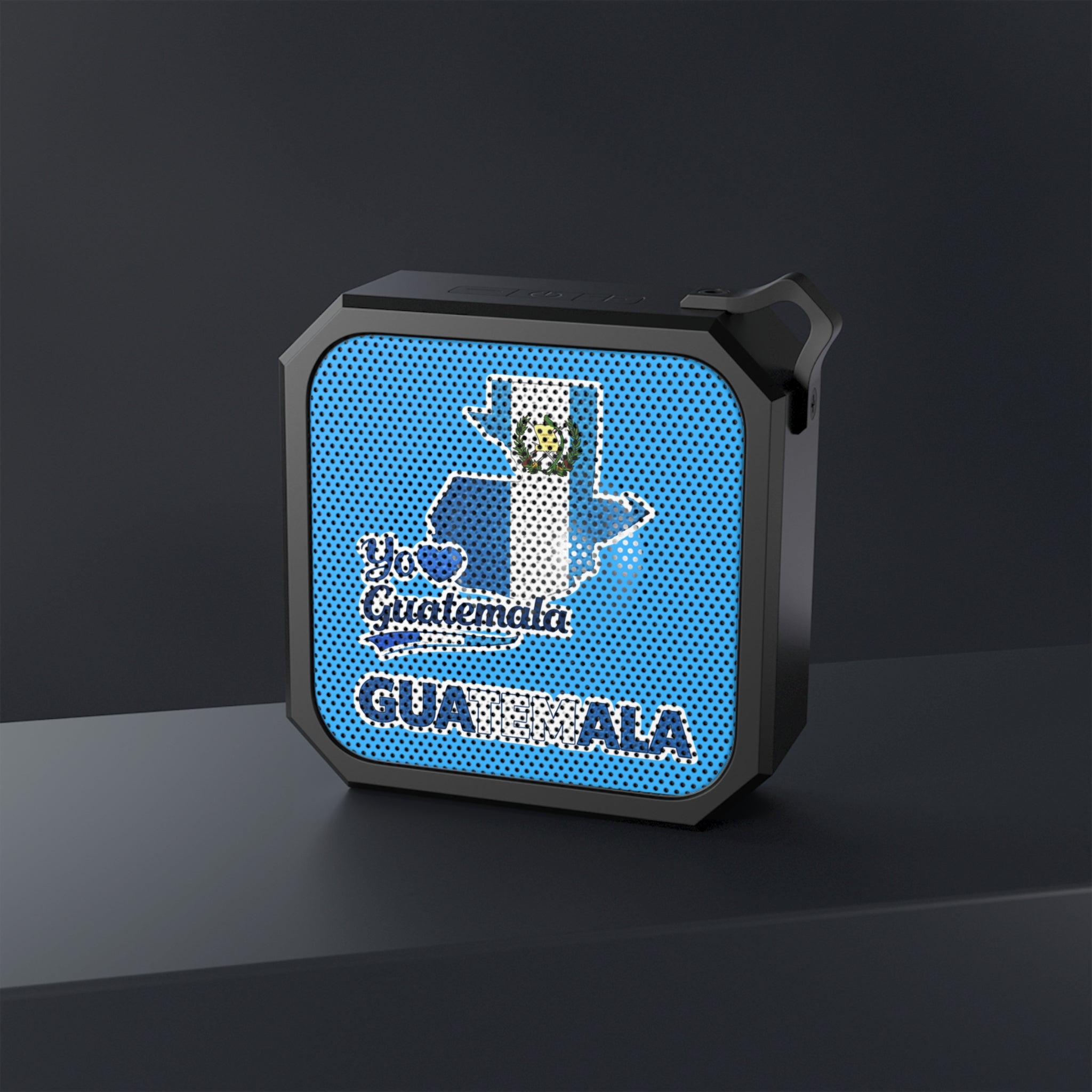 Bocina Bluetooth Guatemala Portátil Resistente al Agua Diseño Patriótico I Love Guatemala