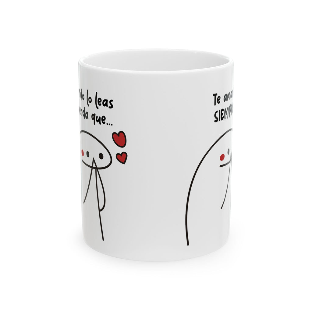 Taza San Valentin “Te Amaré Siempre” Taza Romántica