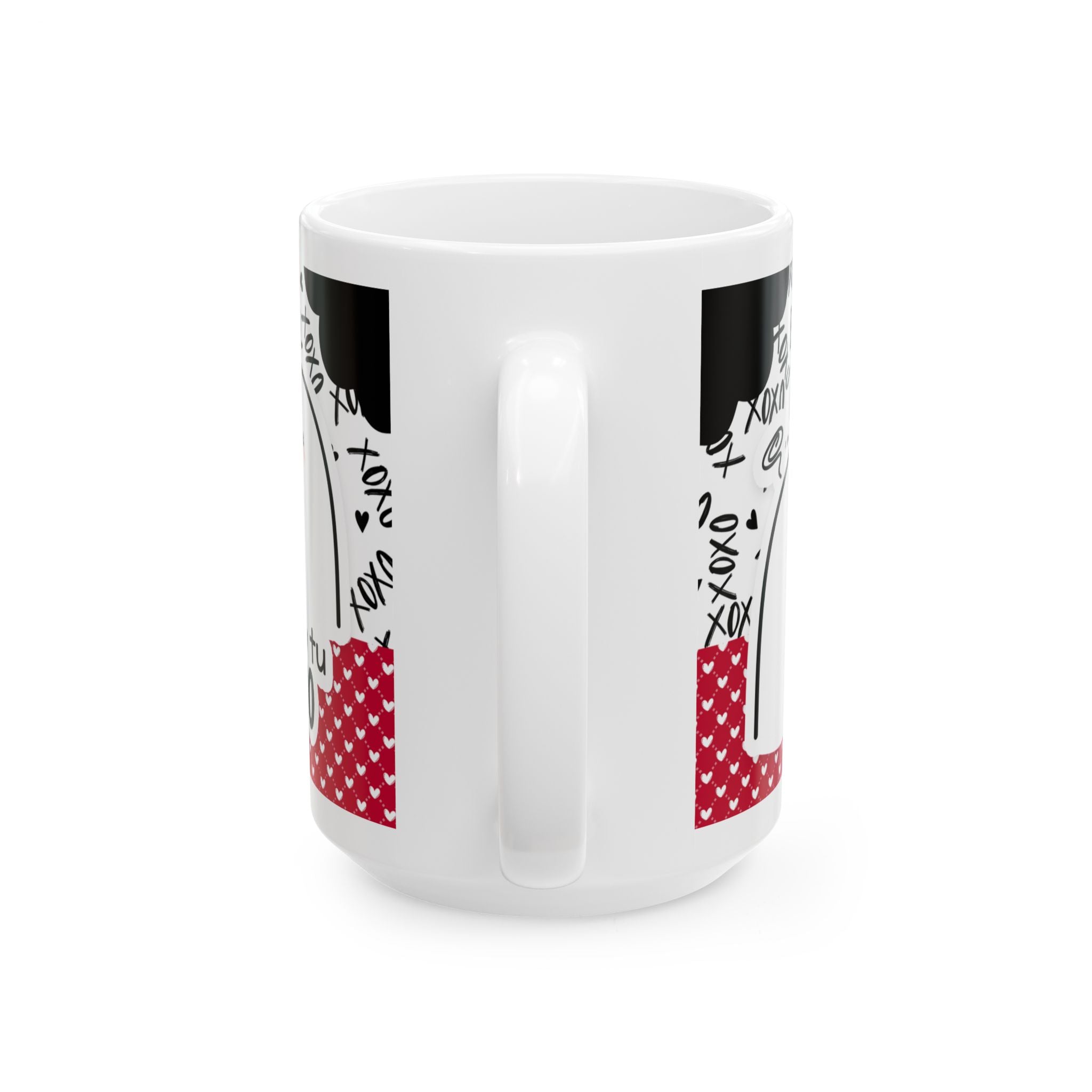Mug San Valentin “Esto es un Asalto, Dame Todo Tu Cariño” Taza Divertida de Amor