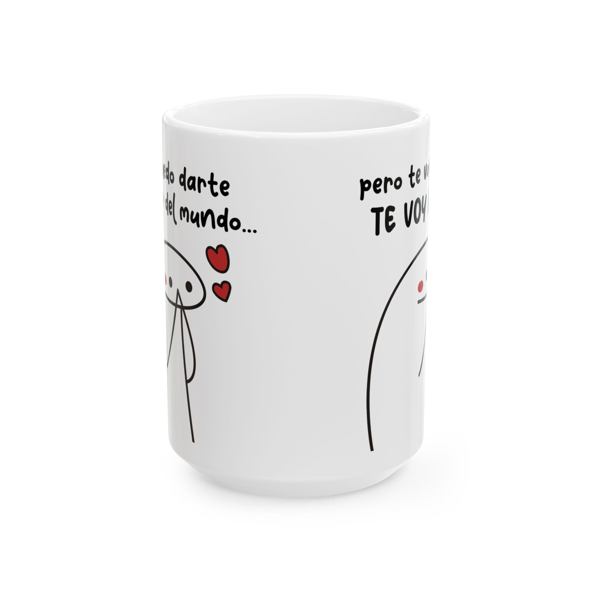 Taza San Valentin No puedo darte lo mejor del mundo Amor Simple y Bonito