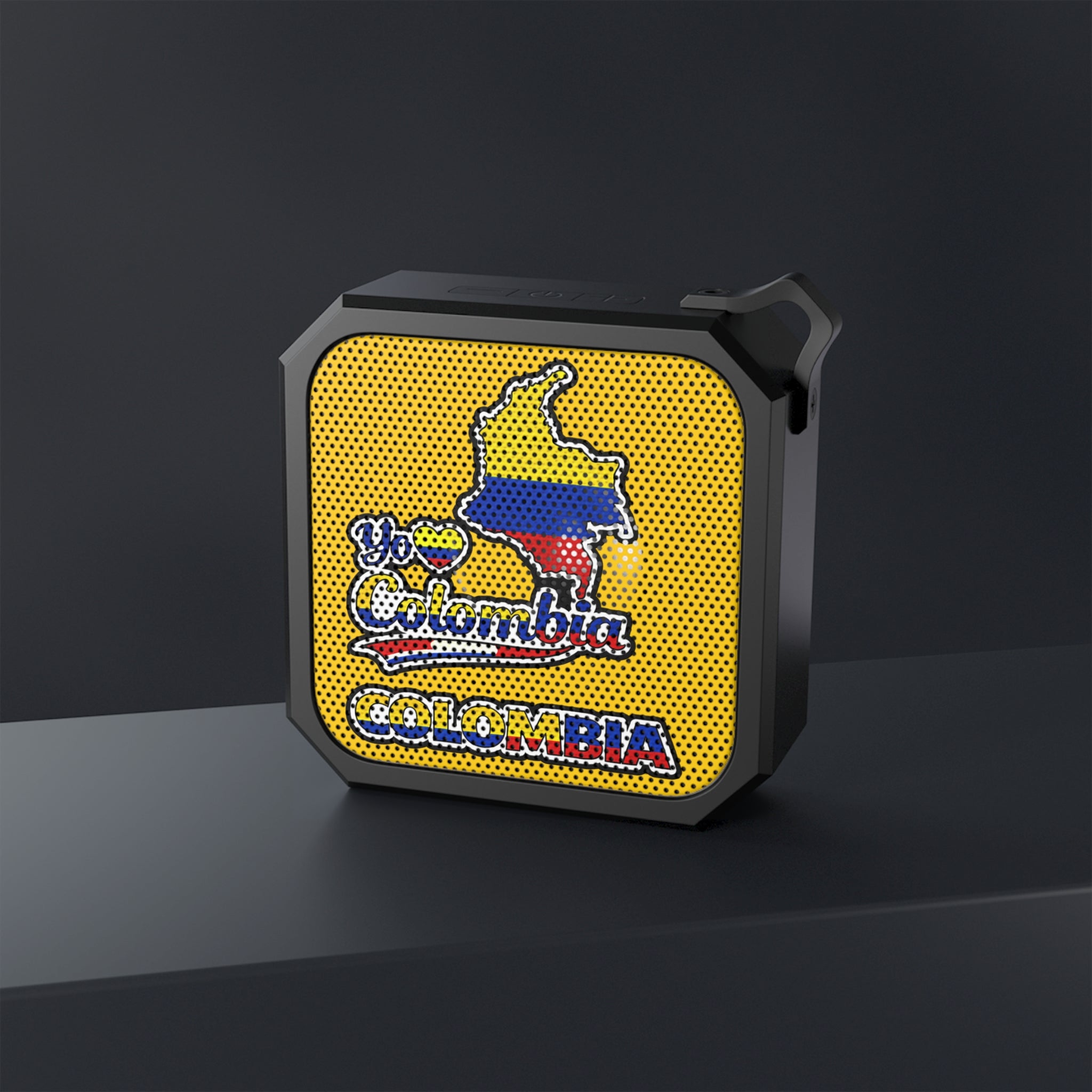 Bocina Bluetooth Colombia Portátil Resistente al Agua Diseño Patriótico I Love Colombia