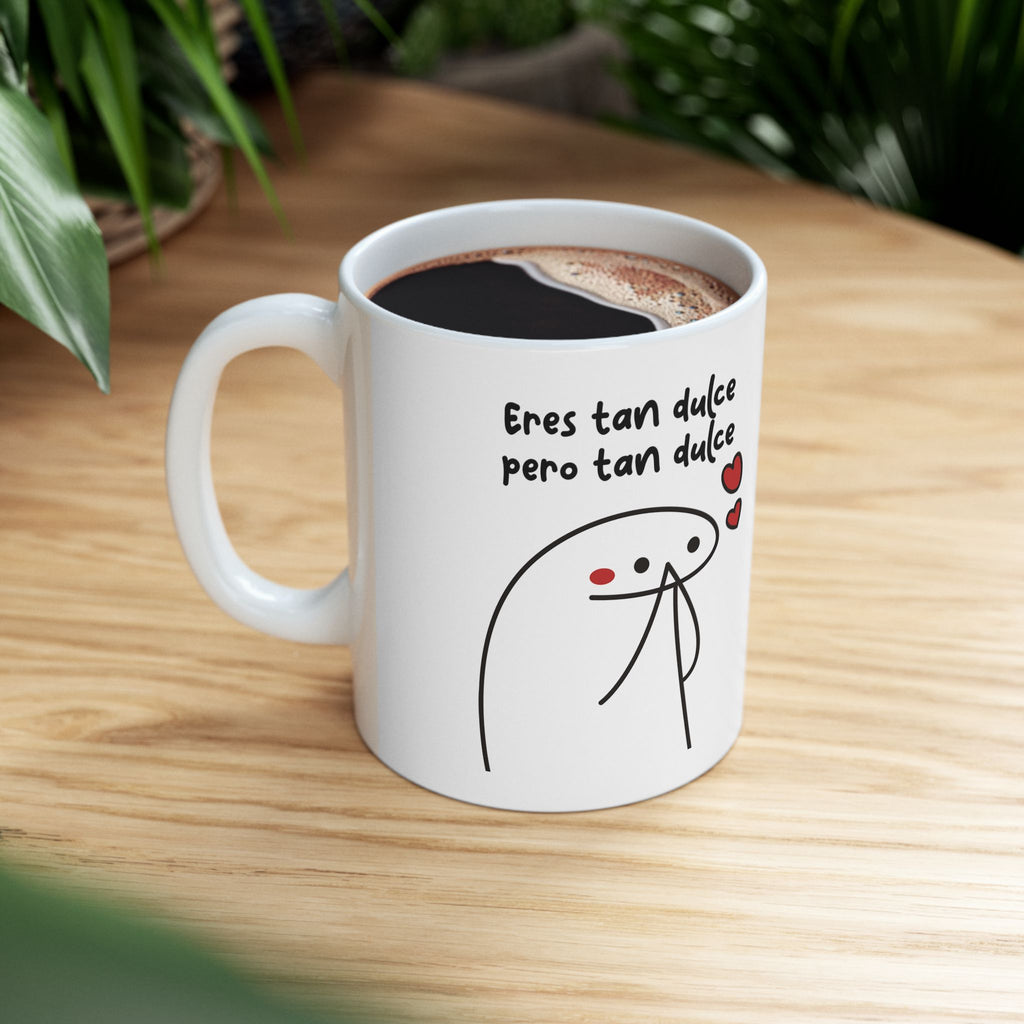 Taza San Valentin “Eres Tan Dulce”  Taza Divertida de Amor