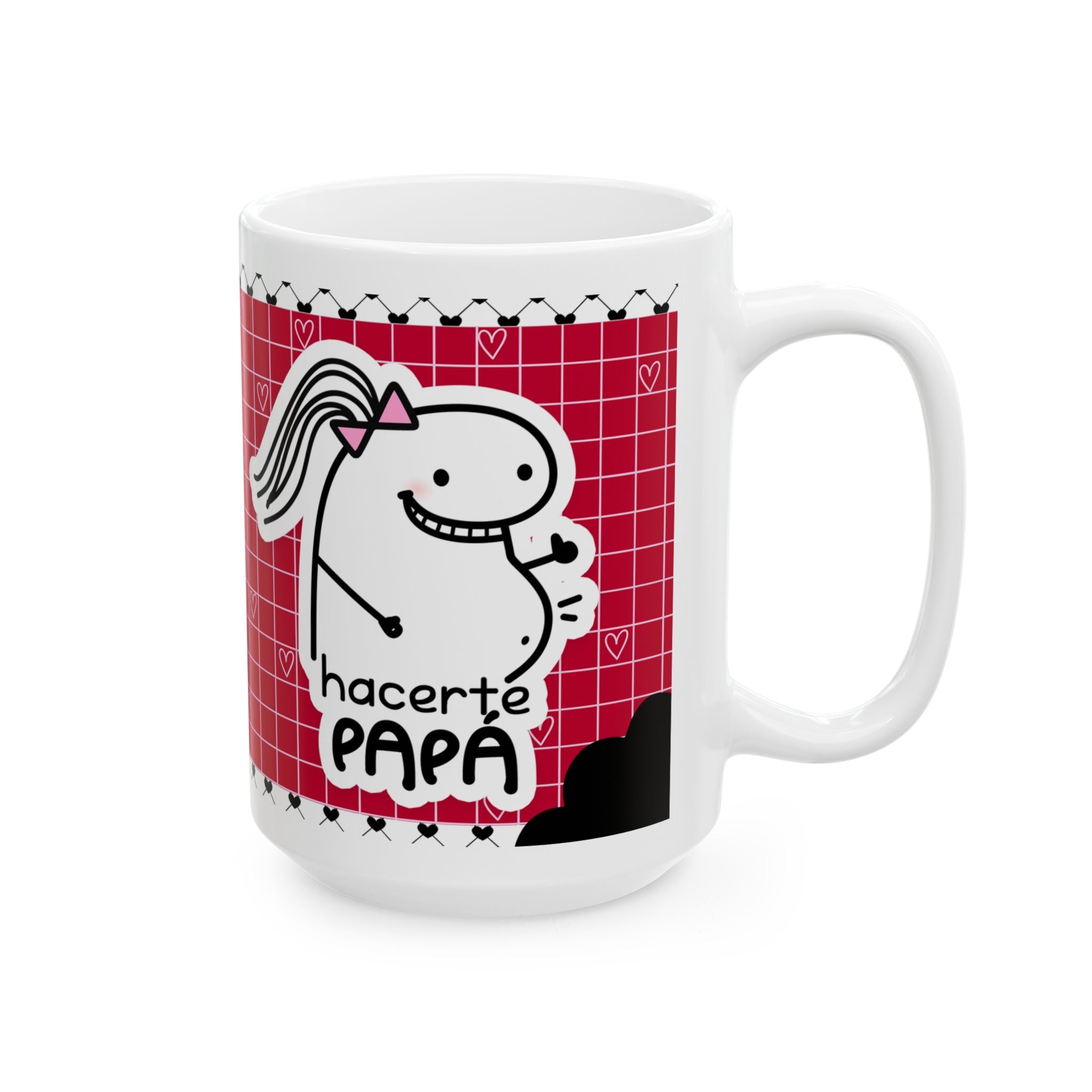 Mug San Valentín “Te Veo y Se Me Antoja Hacerte Papá” Taza Divertida de Amor