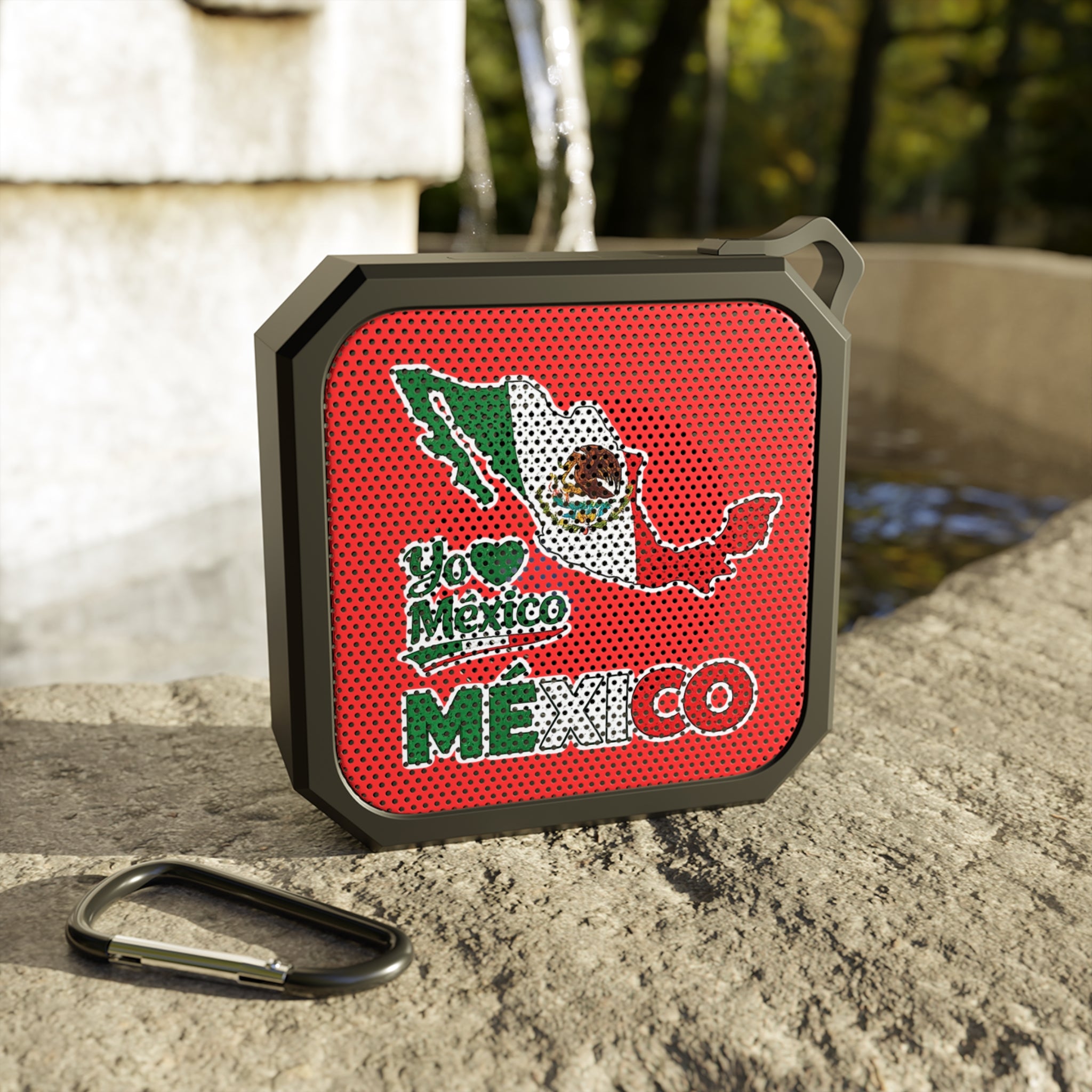 Bocina Bluetooth México Portátil Resistente al Agua Diseño Patriótico I Love México