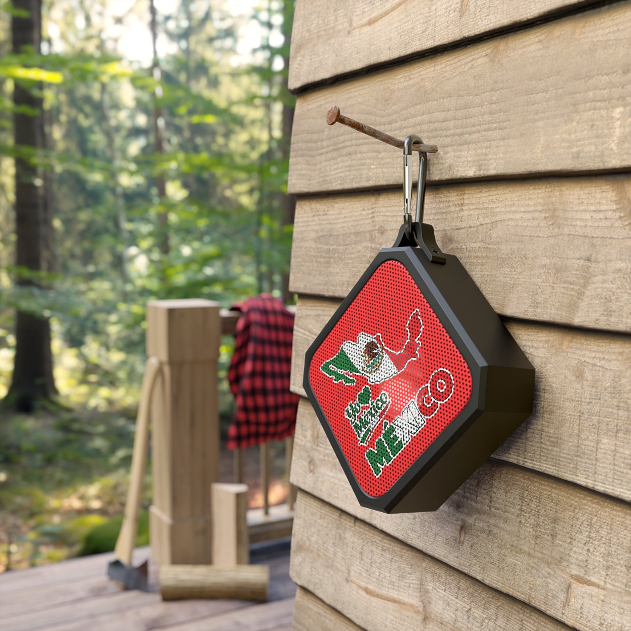 Bocina Bluetooth México Portátil Resistente al Agua Diseño Patriótico I Love México