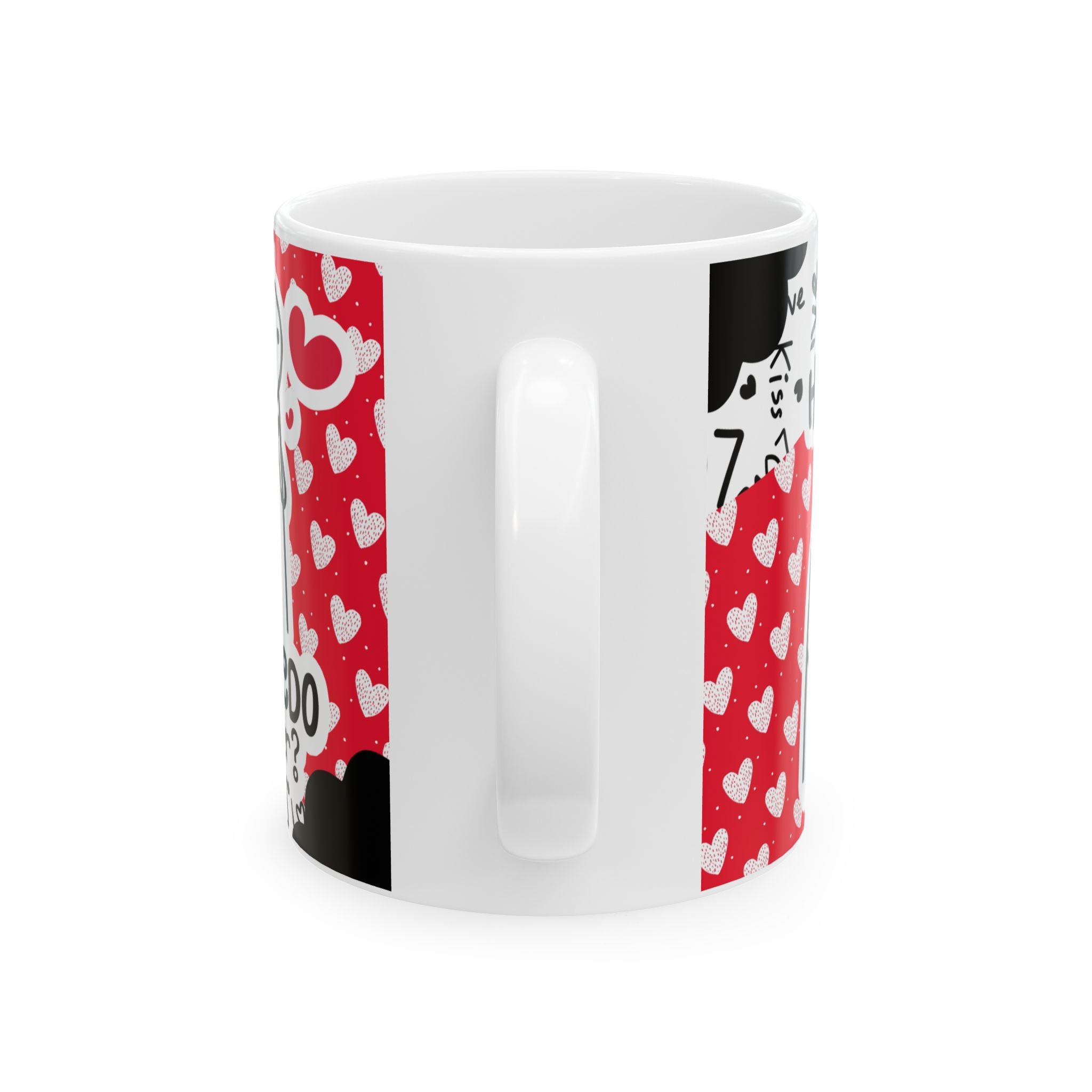Taza San Valentín “Me Dio Hambre ¿Te Puedo Comer?” Taza Divertida de Amor