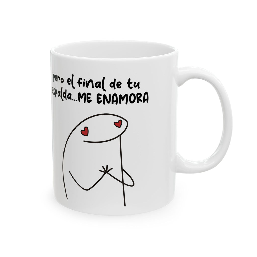 Taza San Valentin “El Físico No Importa”  Taza Romántica Doble Cara