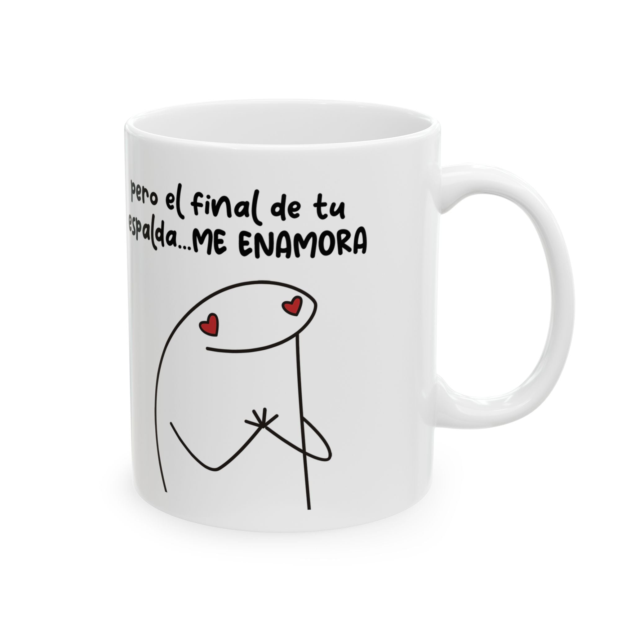 Taza San Valentin “El Físico No Importa”  Taza Romántica Doble Cara