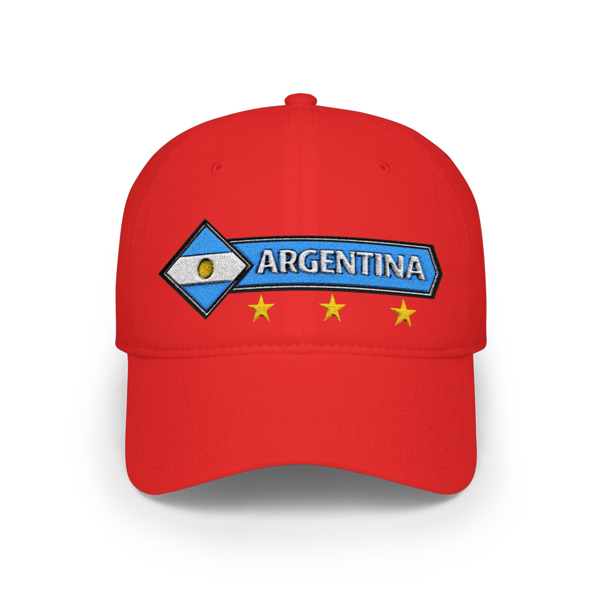 Gorra Argentina Bordada Ajustable Tri Campeón
