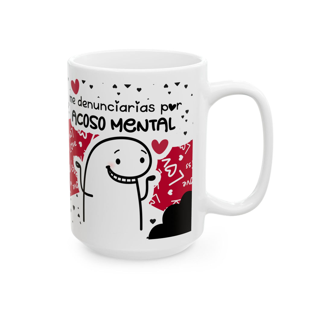 Mug San Valentín “Si Supieras Cuánto Pienso en Vos” Taza Divertida de Amor