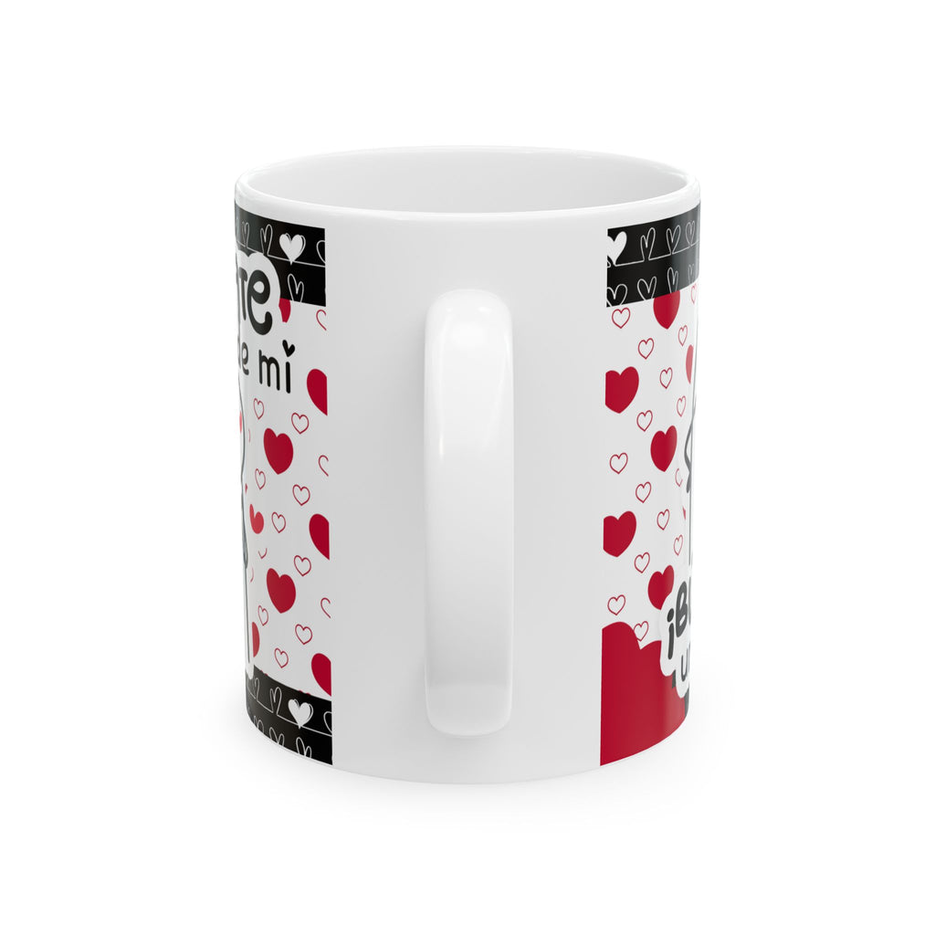 Mug San Valentín “Búscate un GPS y Ubícate Cerquita de Mí” Taza Divertida de Amor