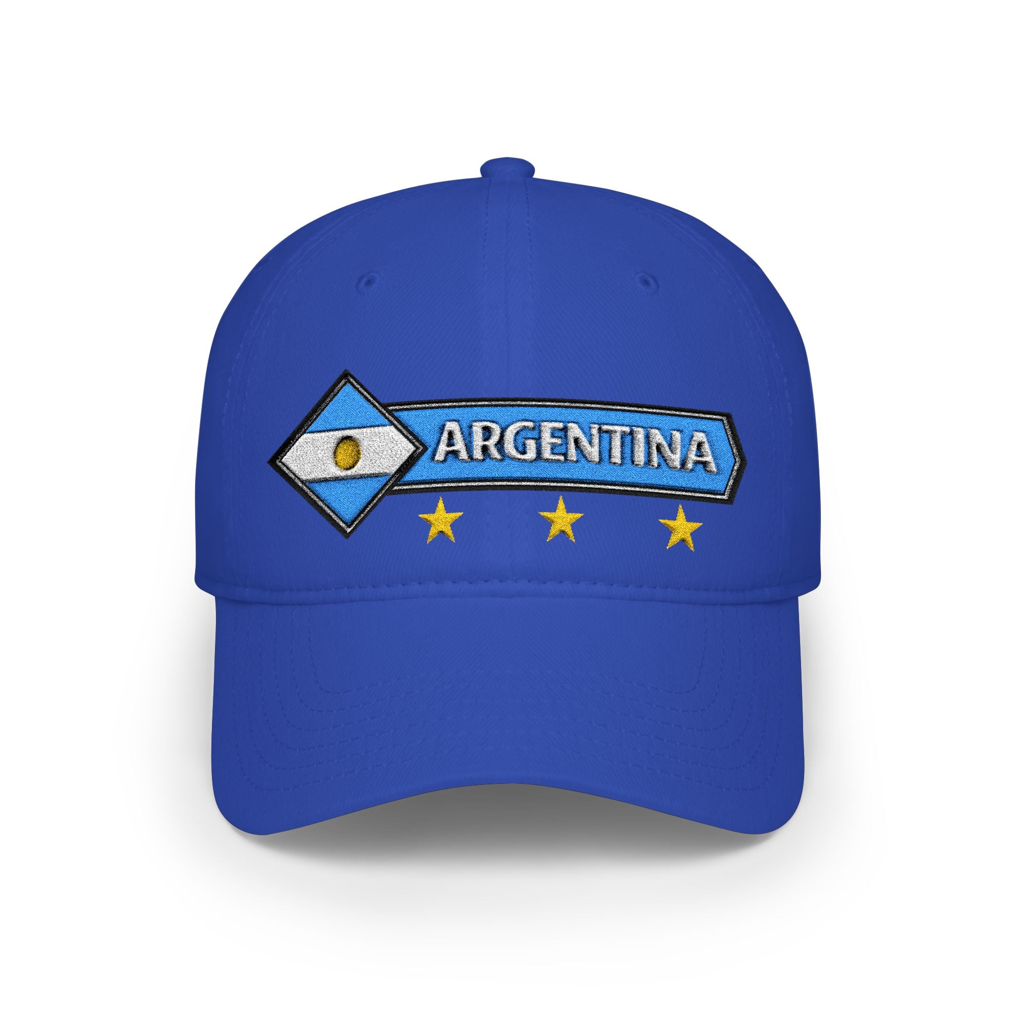 Gorra Argentina Bordada Ajustable Tri Campeón