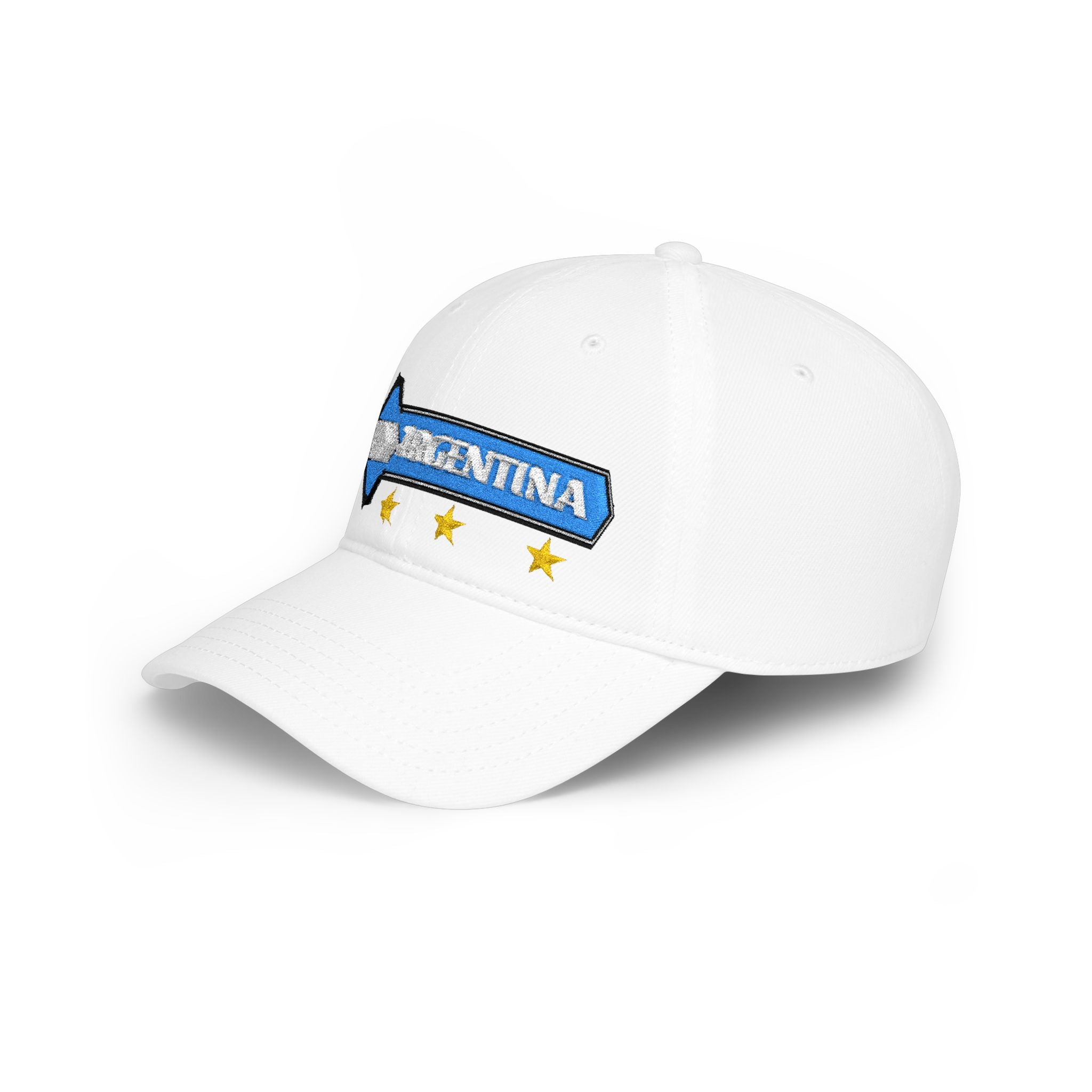 Gorra Argentina Bordada Ajustable Tri Campeón