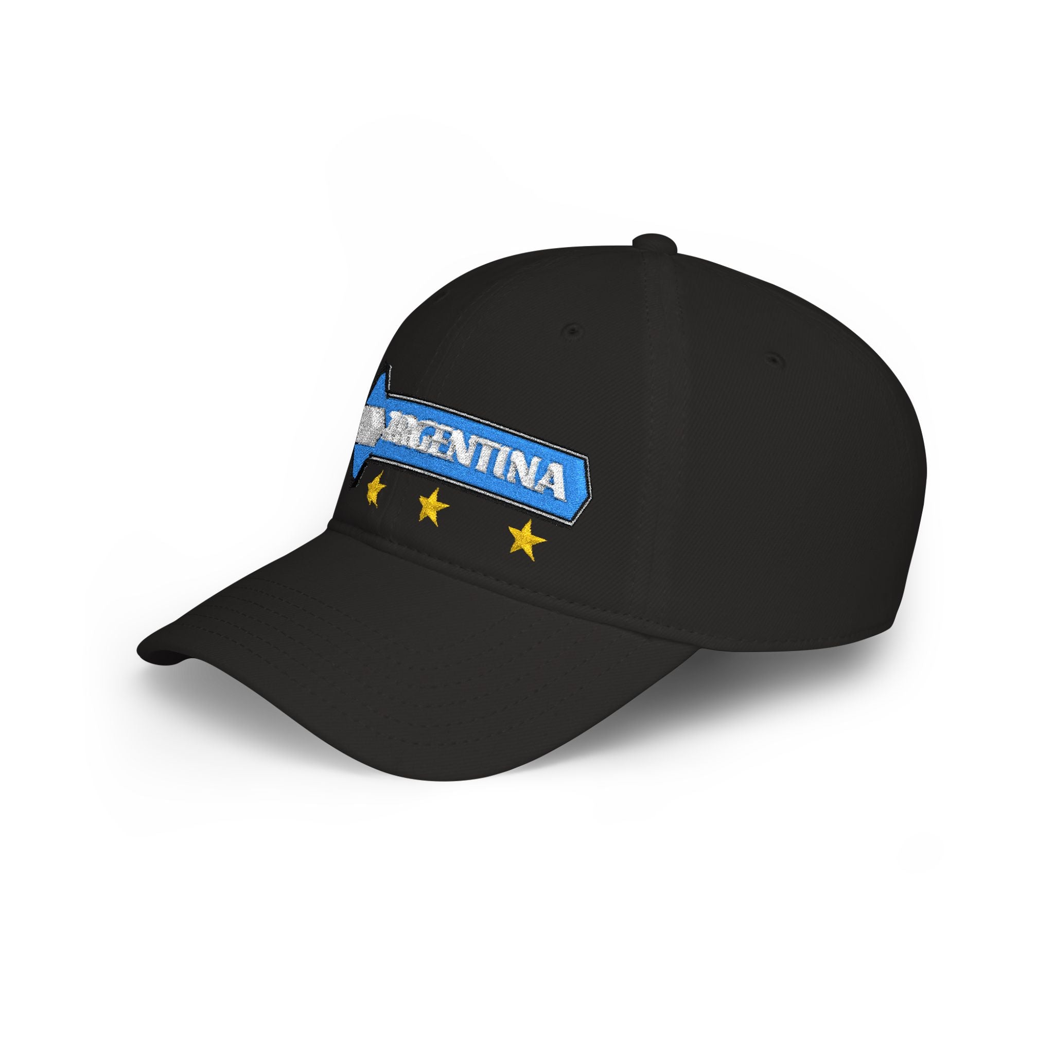 Gorra Argentina Bordada Ajustable Tri Campeón