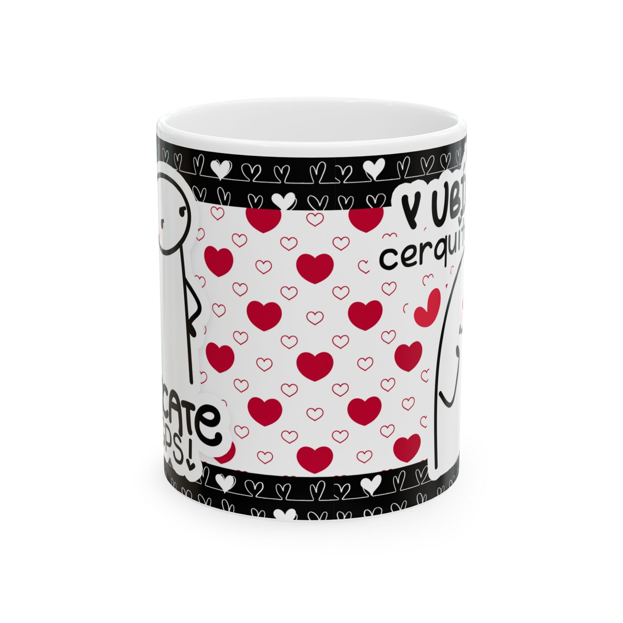 Taza San Valentín “Búscate un GPS y Ubícate Cerquita de Mí” Taza Divertida de Amor