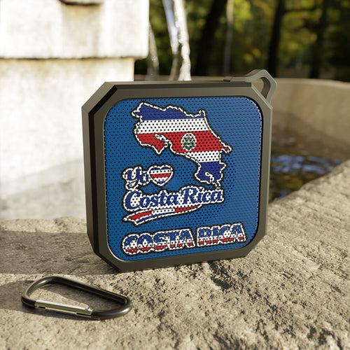 Bocina Bluetooth Costa Rica Portátil Resistente al Agua Diseño Patriótico I Love Costa Rica
