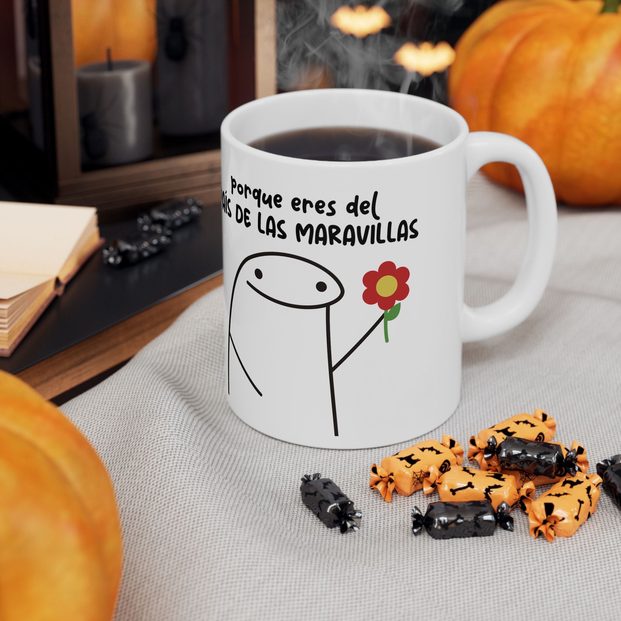 Taza San Valentin “Deberías Llamarte Alicia… Porque Eres del País de las Maravillas” Taza Romántica