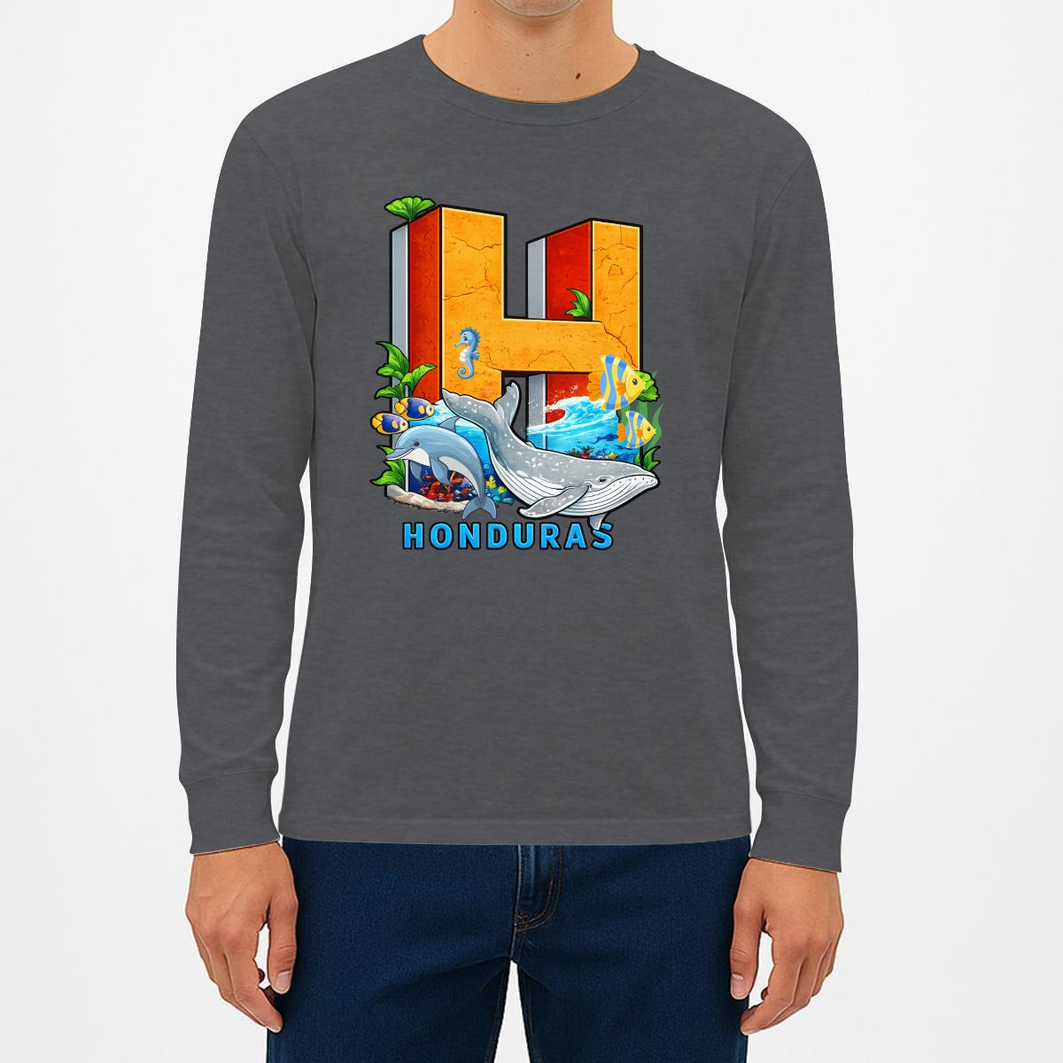 Camiseta / Hoodie / Suéter / Tank Top Honduras Edición Marino Tropical Unisex