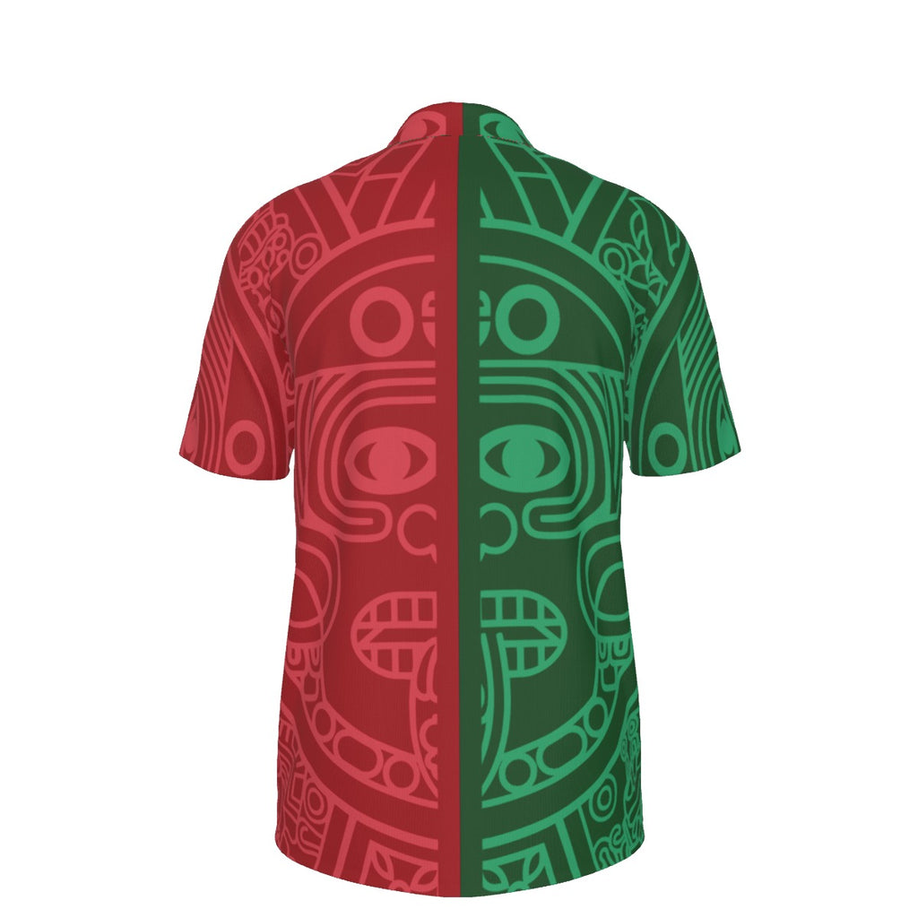 Polo de México Patrones Aztecas y Escudo Águila