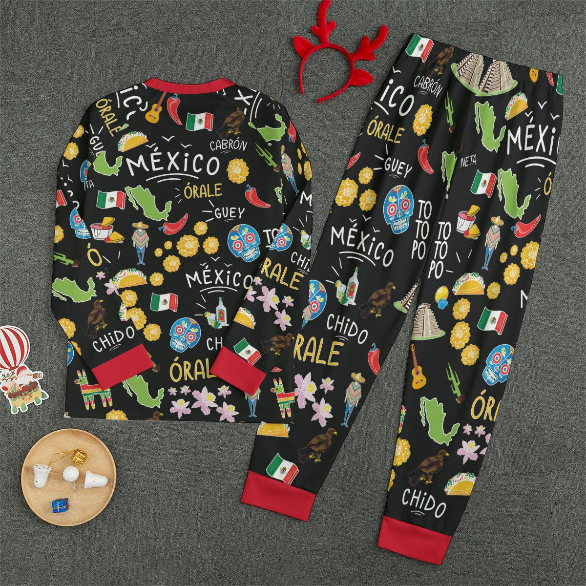 Pijama Mexico Tradiciones Navideñas Cultural Unisex
