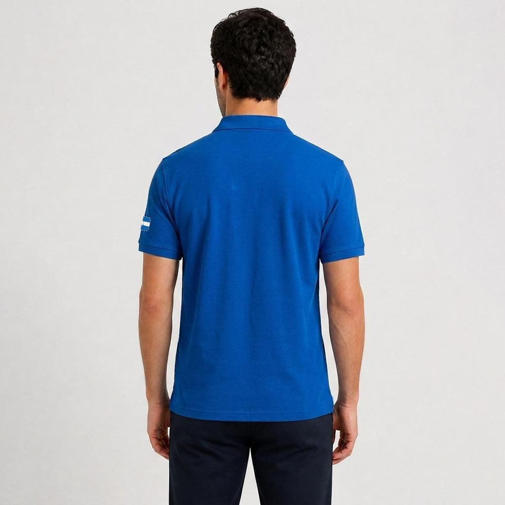Camisa Tipo Polo de Honduras Bordado H de Cinco Estrellas