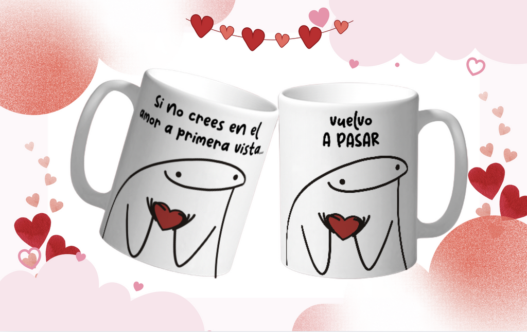 Taza San Valentín “Amor a Primera Vista” Taza Romántica
