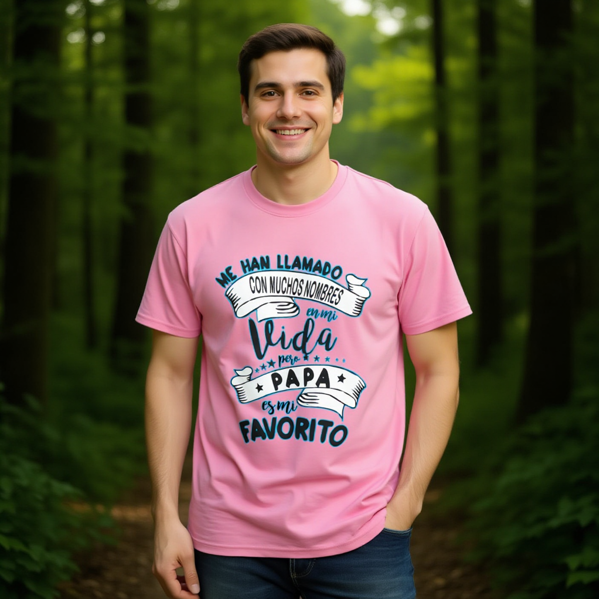 Camiseta Ser Papá es mi Favorito – Gildan 5000