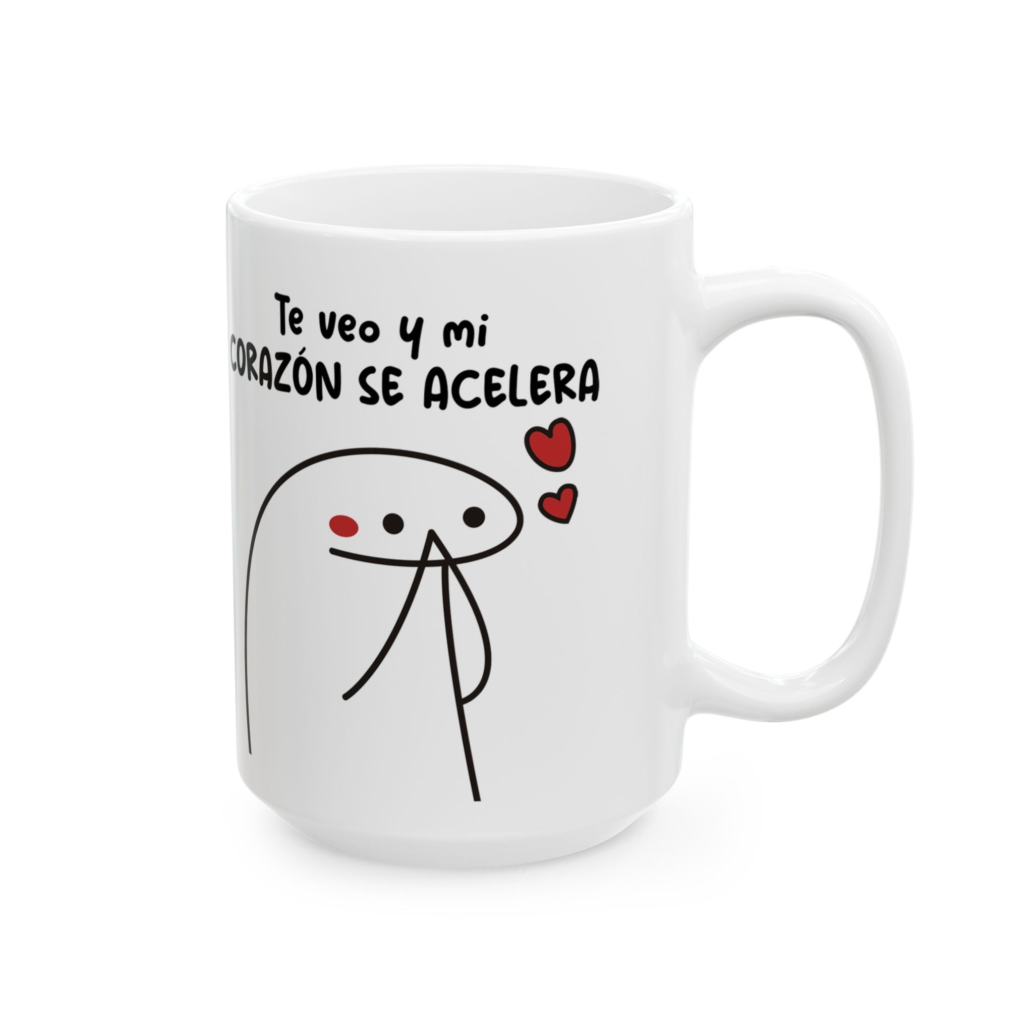 Taza San Valentin “Mi Corazón Se Acelera” Taza Romántica