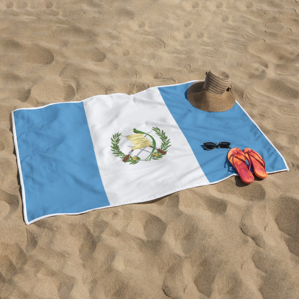 Toalla de Playa Guatemala Poliéster Diseño Bandera Guatemalteca
