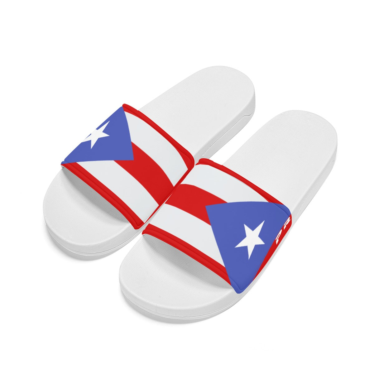 Sandalias Hombre Puerto Rico Antideslizantes Diseño Bandera Puertorriqueña