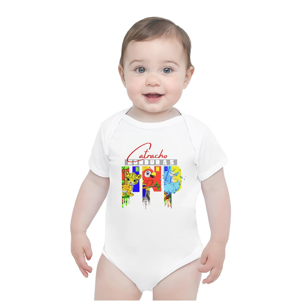 Bodysuit Bebé Catracho Honduras – Mameluco Bebé Orgullo Hondureño