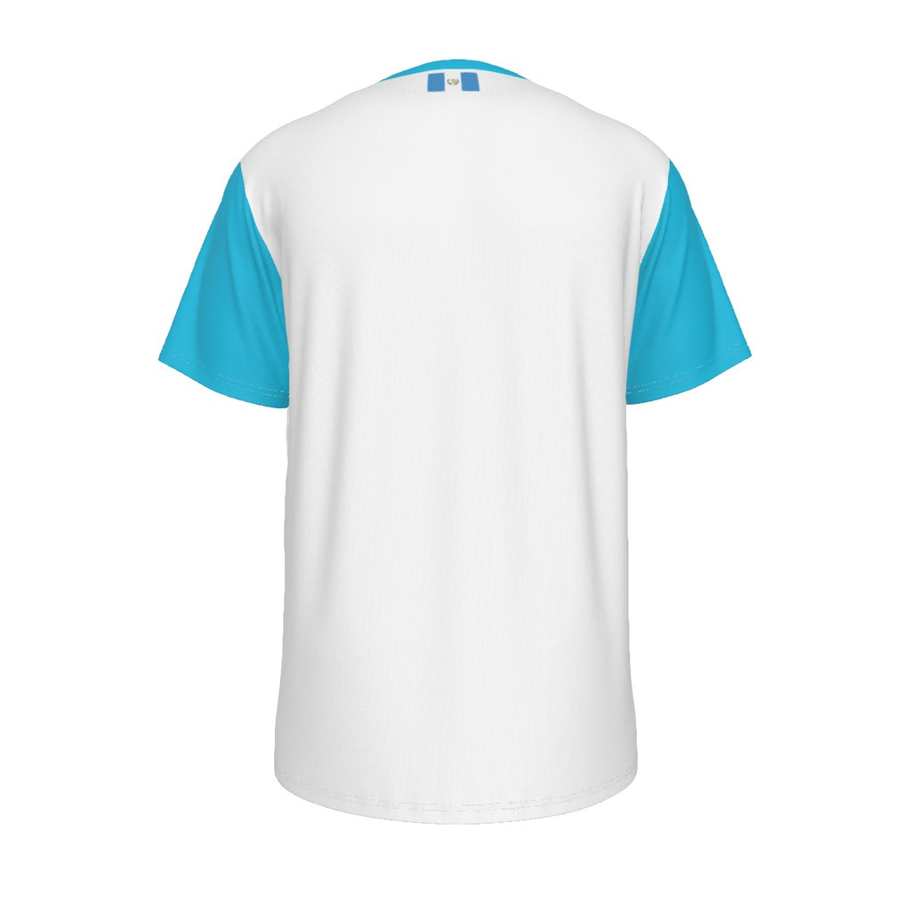 Camiseta Guatemala Franja Moderna Celeste Orgullo Chapín