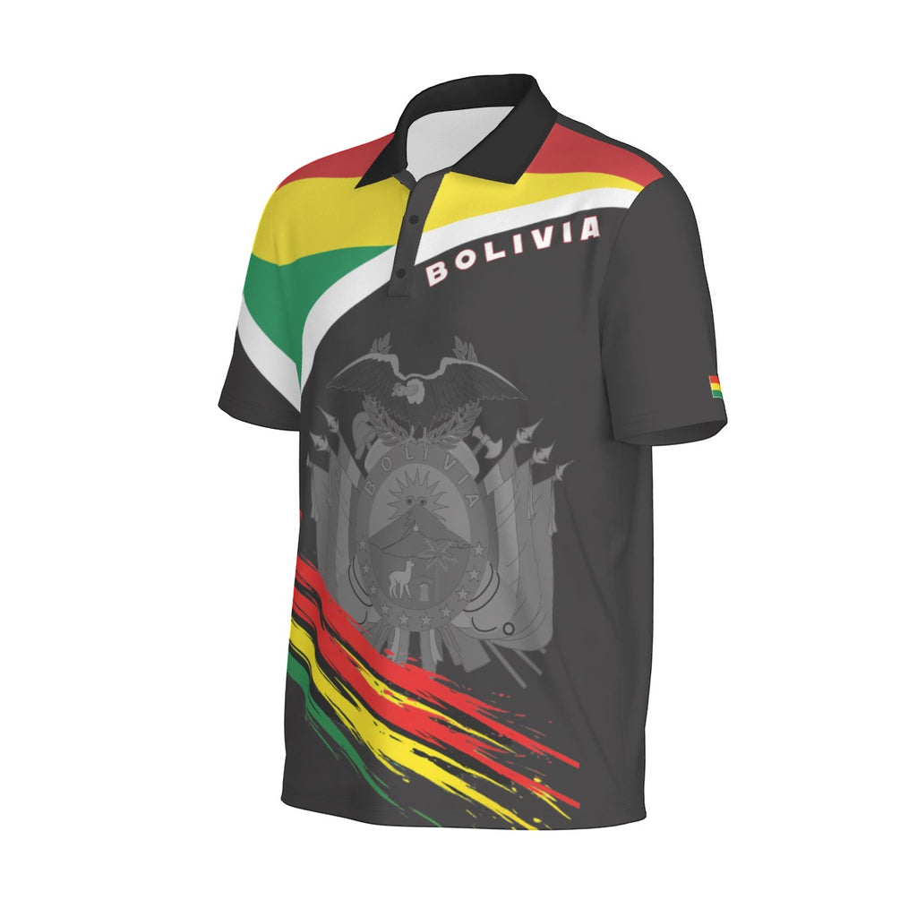Polo Deportivo Bolivia Hombre –Diseño Patriótico