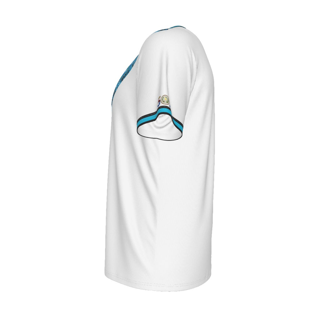 Camiseta Guatemala Franja Maya Azul Orgullo Chapin