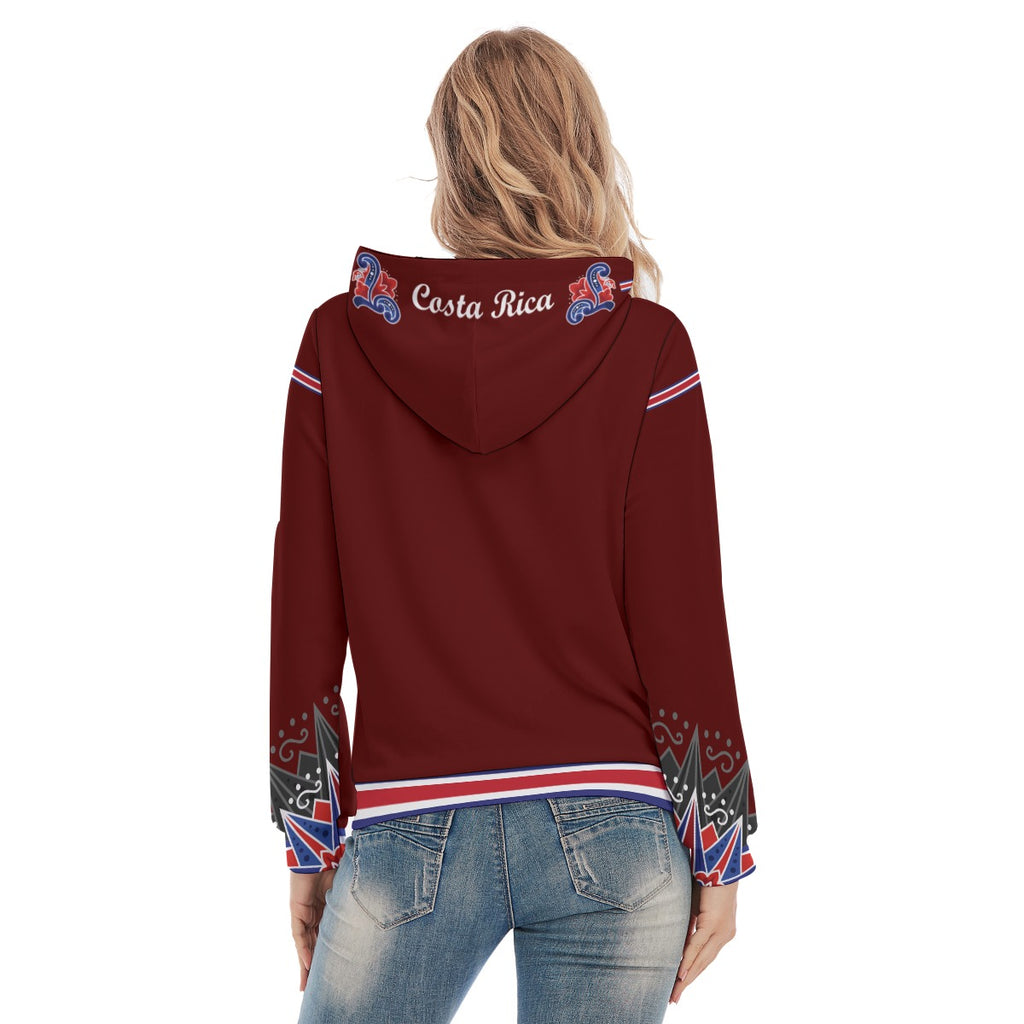 Sudadera con Capucha Costa Rica Streetwear Mujer – Pura Vida Urbana