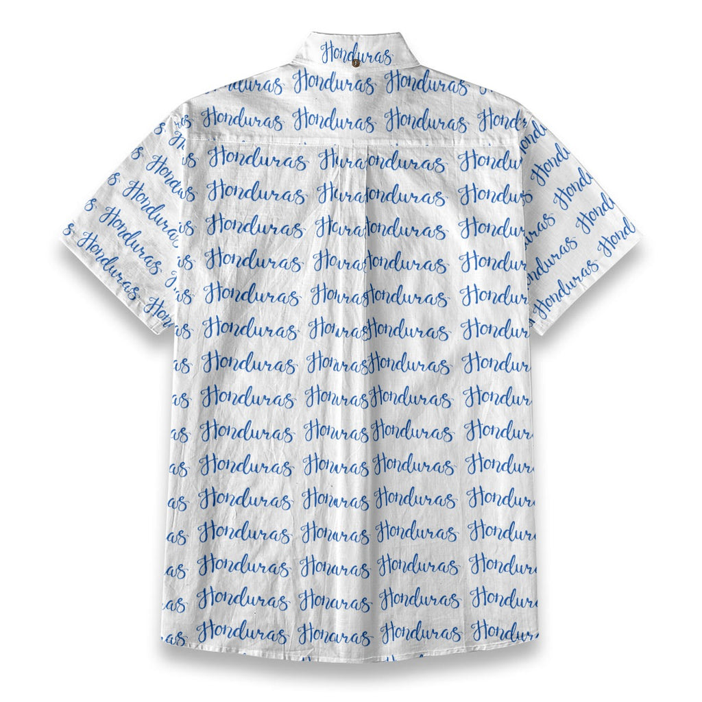 Camisa de Honduras Guayabera Casual Premium de Algodón Textura Lino para Hombre