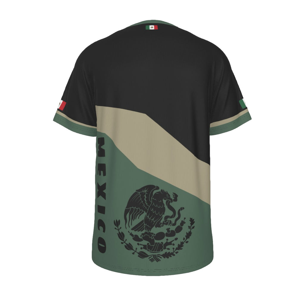 Camiseta Mexico Menta Beige  Cultural – Aguila y Orgullo Nacional Unisex