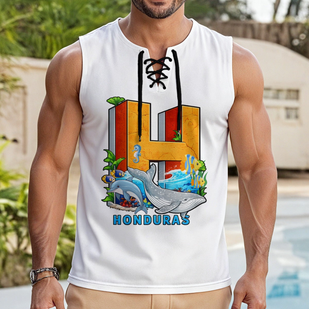 Camiseta / Hoodie / Suéter / Tank Top Honduras Edición Marino Tropical Unisex