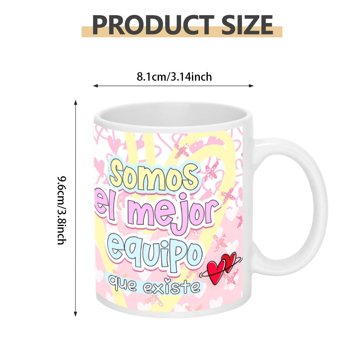 Tumbler-Taza Somos el Mejor Equipo – Colección San Valentin