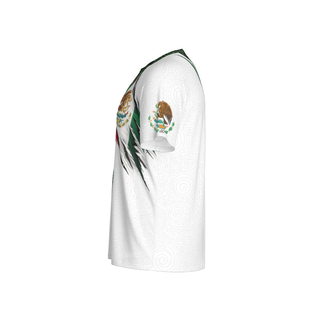 CAMISETA MÉXICO AZTECA JEROGLÍFICOS HOMBRE