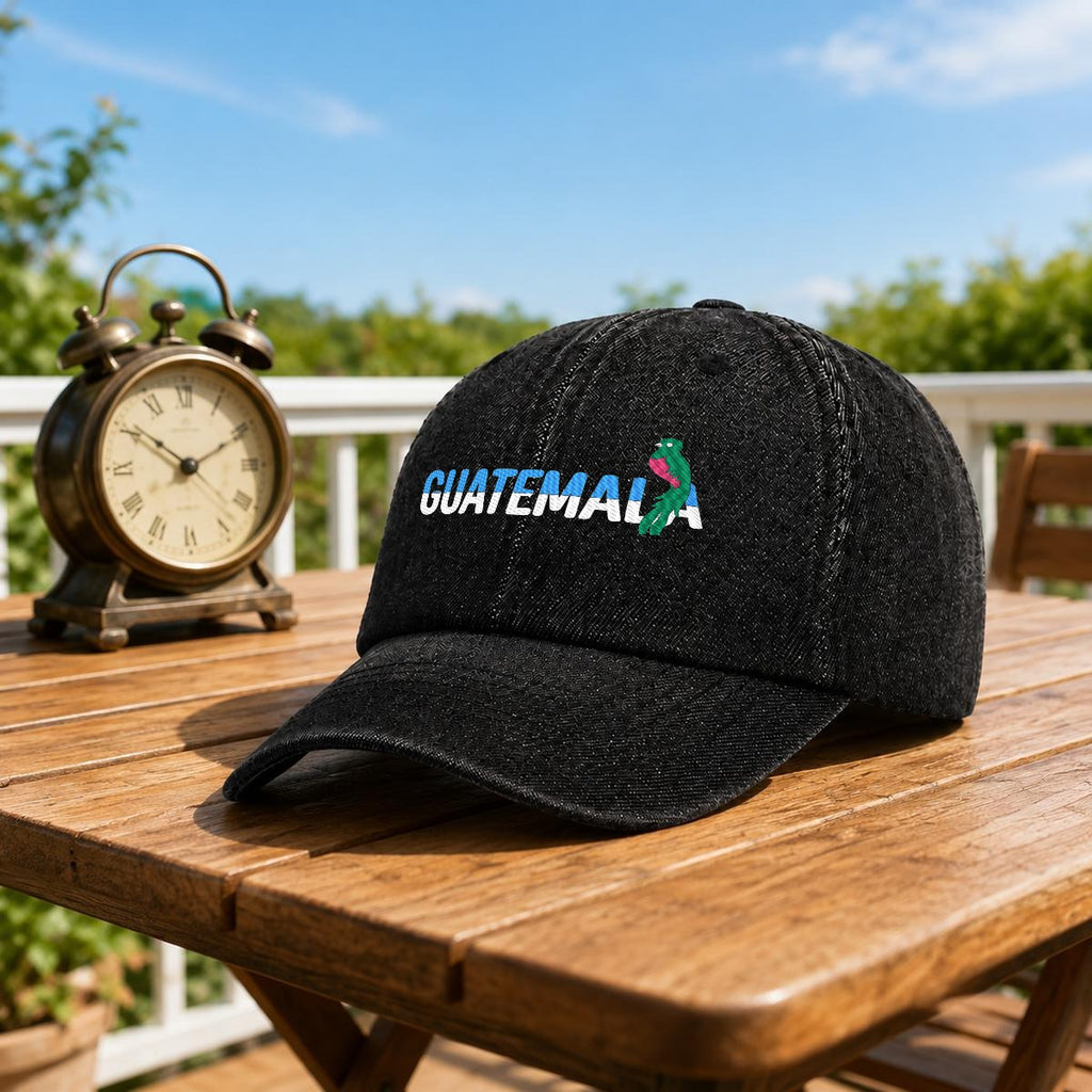 Gorra de Guatemala Bordada Premium Estilo Vintage Casual de Algodón
