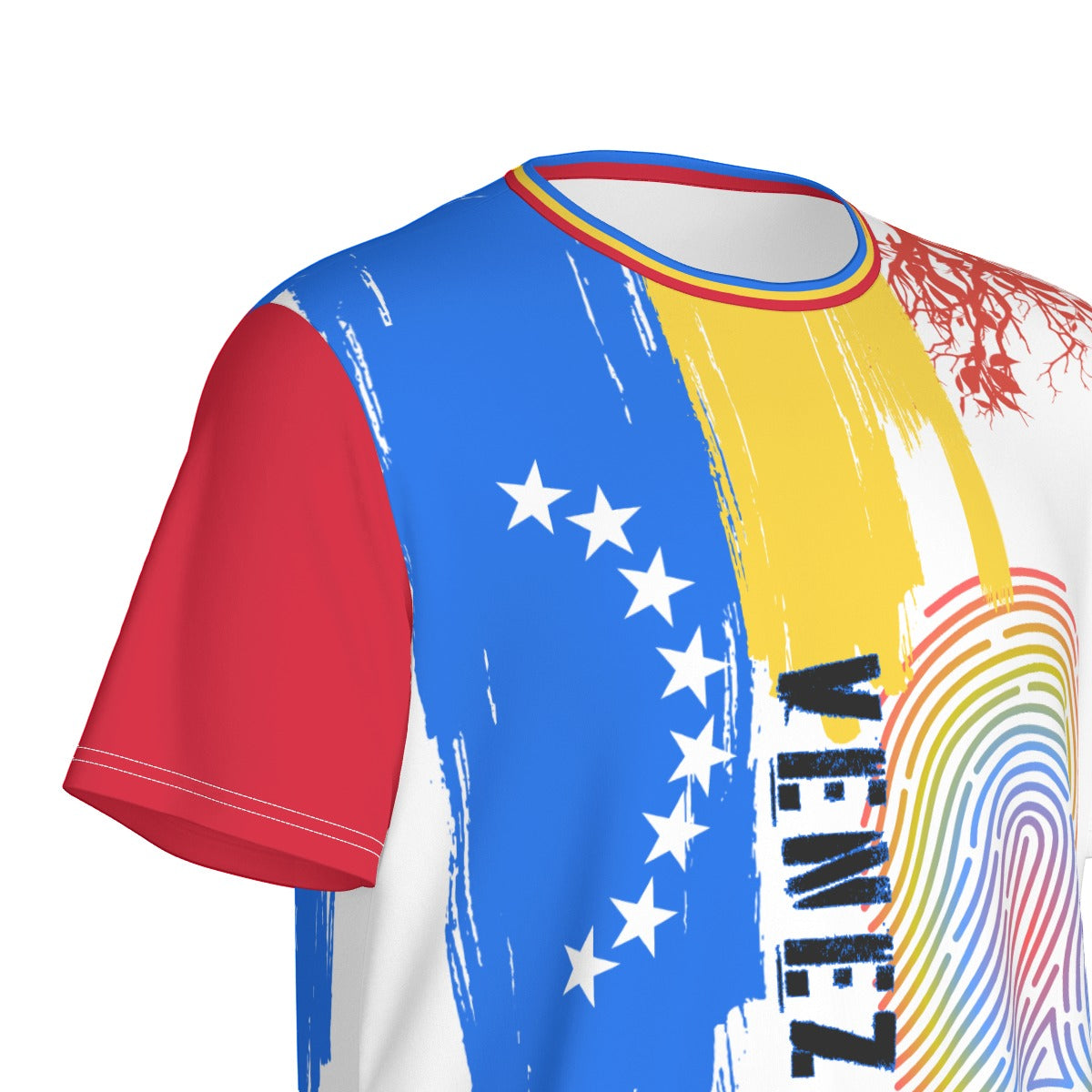 Camiseta Venezuela Huella Cultural Tricolor Unisex