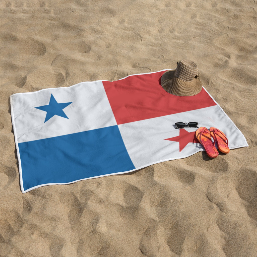 Toalla de Playa Panamá Poliéster Diseño Bandera Panameña